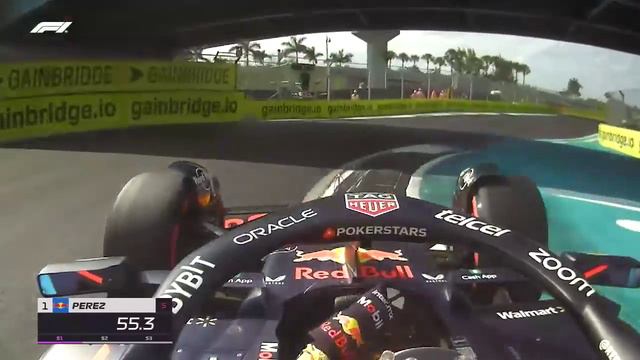 Круг глазами Серхио Переса по трассе в Майами 2023