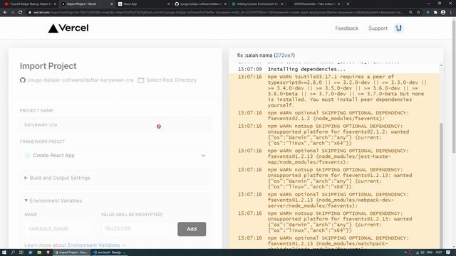 Continuous Deployment React.js - CRA Dengan Vercel - Paas Cloud Gratis смотреть онлайн