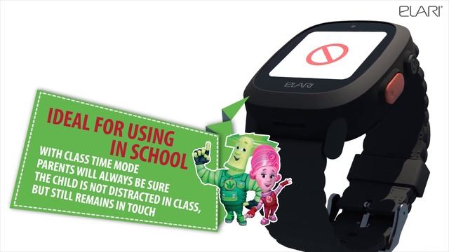 Elari FixiTime 3: kids` GPS/GLONASS/LBS/WiFi watch-phone with touchscreen смотреть онлайн