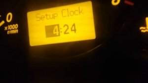 Как выставить время Toyota Avensis T250