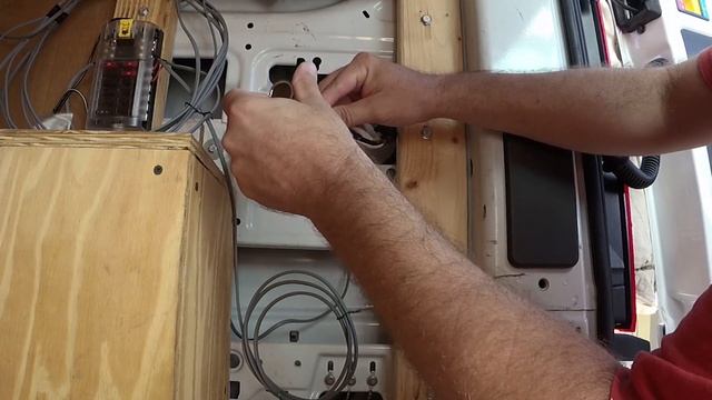 How to install rear 12V auxiliary power socket in Transit | VAN BUILD SERIES #13 смотреть онлайн