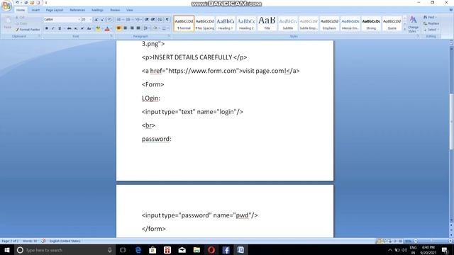 Login form using HTML|| HTML for beginners || Forms in HTML. #html #coding # notepad смотреть онлайн