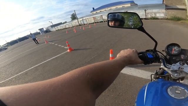 Практический экзамен на категорию А в ГИБДД