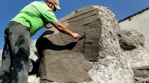 Как сделать скалу из бетона. (арт бетон)