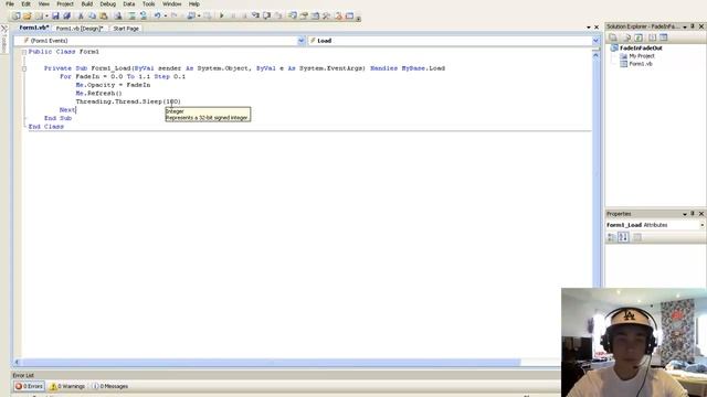 Visual Basic 2008 - Fade In - Fade Out Program смотреть онлайн
