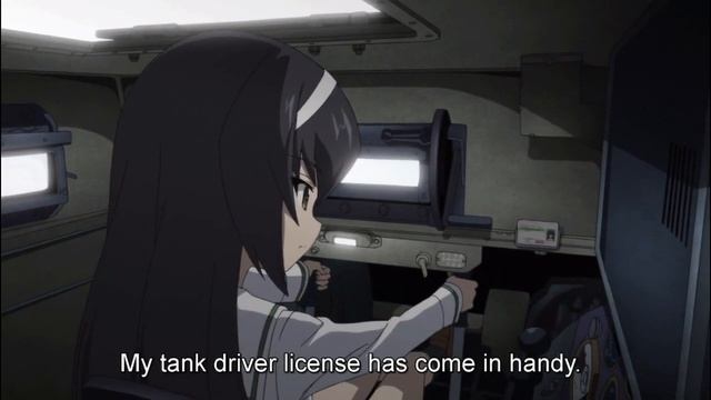 Girls Und Panzer - Mako's Tank Driver License смотреть онлайн
