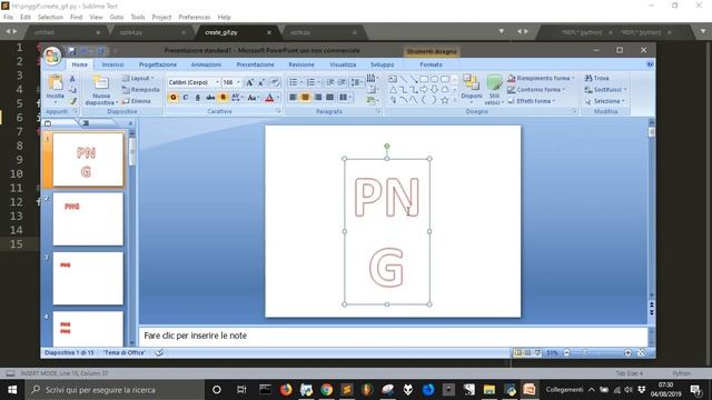 Create animated gif from png files with Python and PIL смотреть онлайн