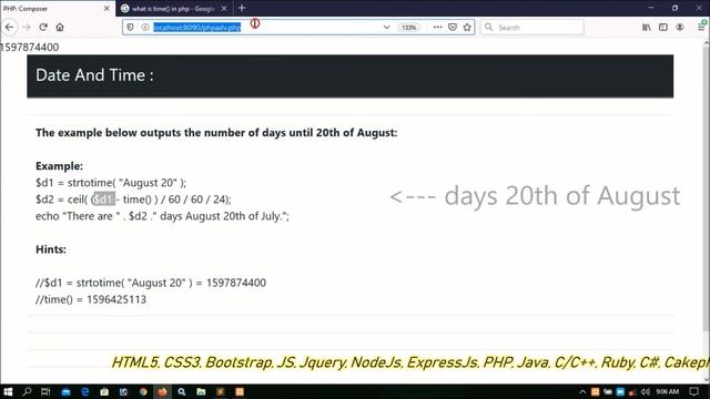 PHP Advanced Part-09 | Date Time Before 20th August | PHP Advanced Tutorial смотреть онлайн