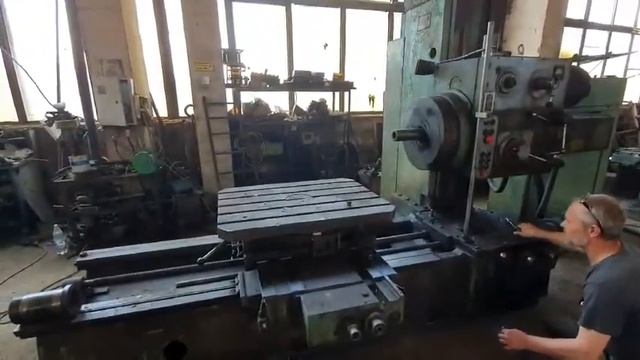 Станок Горизонтально-расточной модель 2Л614. смотреть онлайн