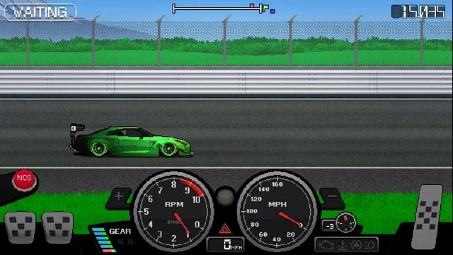 How To Glitch Out The Cars - Pixel Car Racer (Nissan GTR) смотреть онлайн