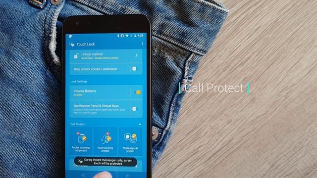 Touch Lock & Call Protect - Avoid unexpected screen touches смотреть онлайн
