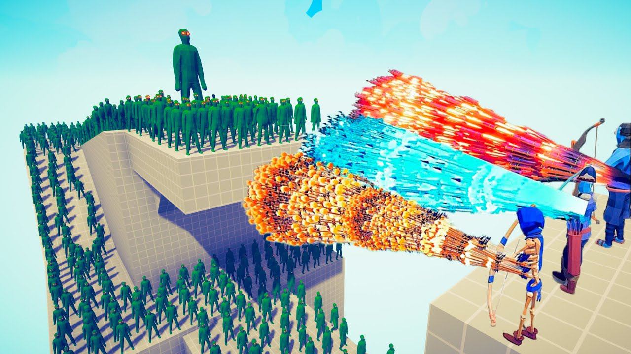 ZOMBIE ARMY vs 3x EVERY GOD | TABS - Totally Accurate Battle Simulator смотреть онлайн