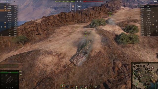 WoT. Случай в Танках, союзник пытался столкнуть с горы...