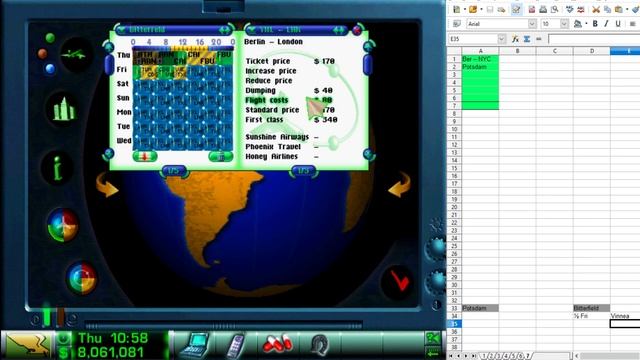 Let's Play: Airline tycoon basic walk-through using Falcon Airlines Part 2 смотреть онлайн