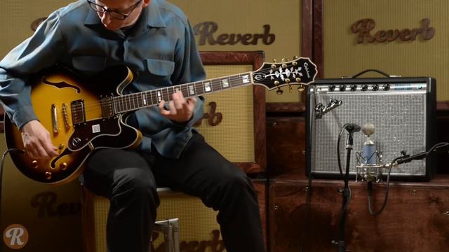 Epiphone Sheraton II Vintage Sunburst смотреть онлайн
