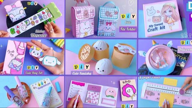 Easy Paper Craft Idea / Handmade Paper Craft / School Hacks / How To Make/ Paper Craft
