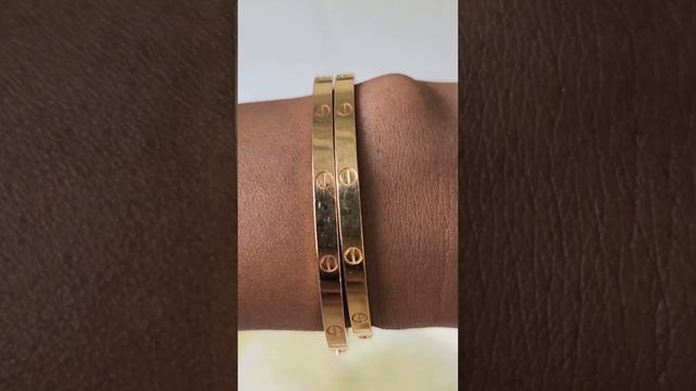 Cartier Love sm yellow gold vs Rose gold смотреть онлайн