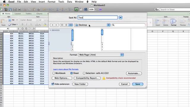 How to Export Excel as a Web Page смотреть онлайн