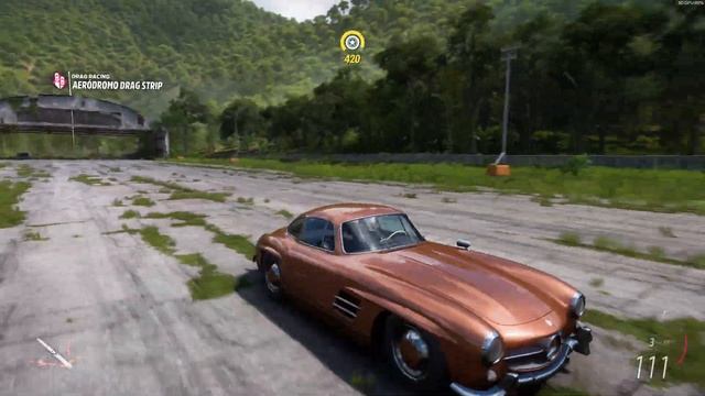 Forza Horizon 5 . Mercedes-Benz 300 SL Coupe 1954 . Car Show Speed Jump Crash Test Drive . смотреть онлайн