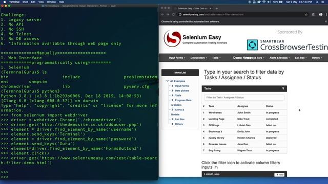 Selenium- Python library! Automate Web based Tasks! It's really fun! смотреть онлайн