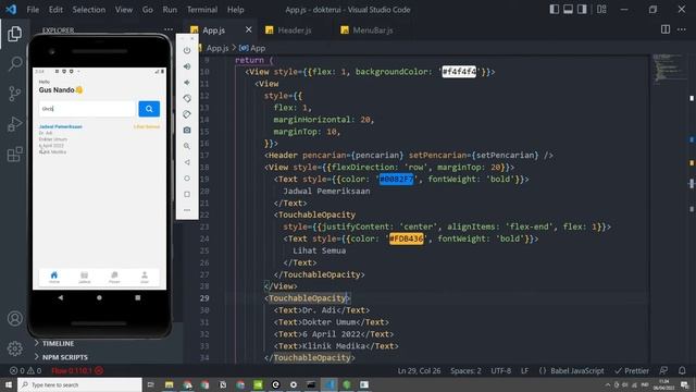 Tutorial Cara Membuat UI Aplikasi Kedokteran dengan React Native смотреть онлайн