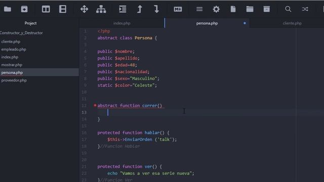 7- Clases Abstractas - Programación Orientada a Objetos en PHP смотреть онлайн