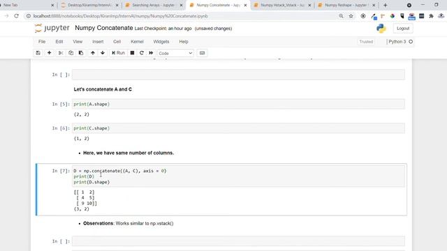 8. Numpy Concatenation | CloudyML смотреть онлайн