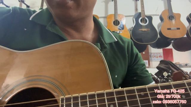 Đàn guitar acoustic FG-425 có eq B12. Giá 2tr700k ( test guitar yamaha eq B12 ) 0936057750 смотреть онлайн