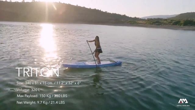 Paddle Gonflable Aqua Marina Triton 2019 смотреть онлайн