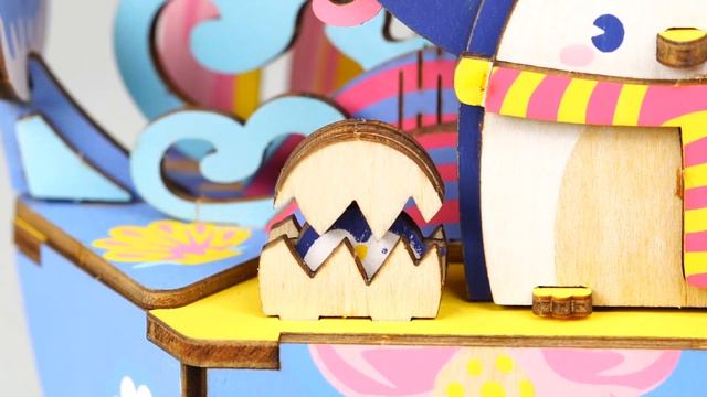 Robotime New arrival music box Series - 3D wooden puzzle смотреть онлайн
