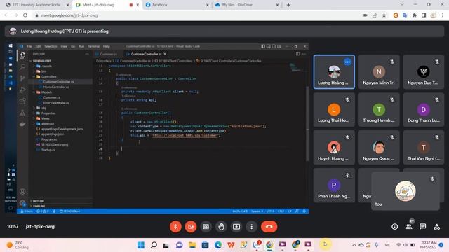 Recording C# MVC lấy phương thức từ API part1 | PRN211 | FPTU CT| 12 смотреть онлайн