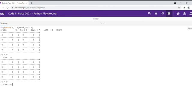 Code in Place 2021 Python Final Project: 2048 Game смотреть онлайн