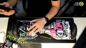 Как заменить батарею на гироскутере?