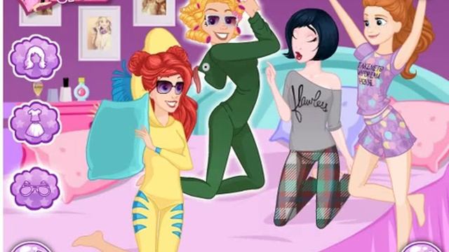 Принцессы: Пижамная вечеринка/ Princess: pajama party смотреть онлайн