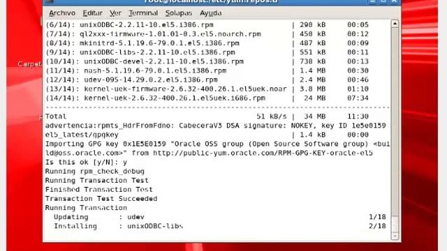 Instalación oracle parte 1 en RedHat Linux смотреть онлайн