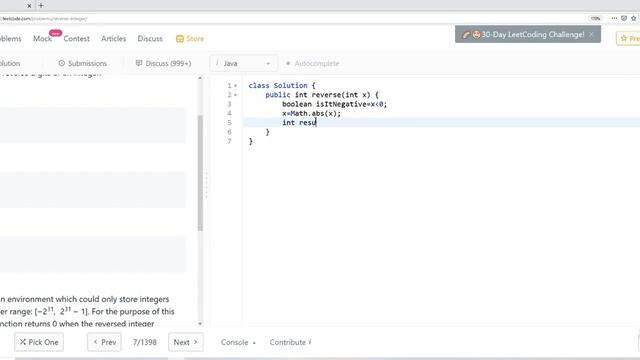 Leetcode 7, Reverse Integer, (java Turkish), Türkçe смотреть онлайн