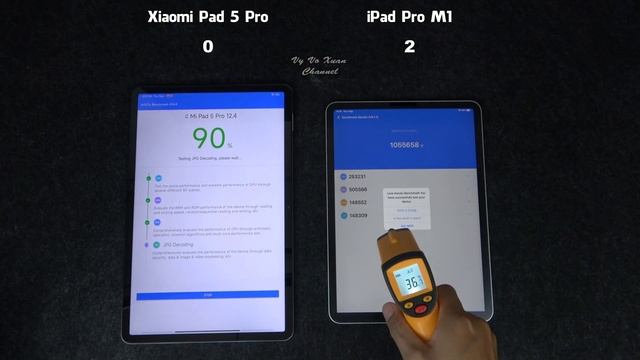 Xiaomi Pad 5 Pro 12.4 vs iPad Pro M1 | Benchmark Scores and SpeedTest смотреть онлайн