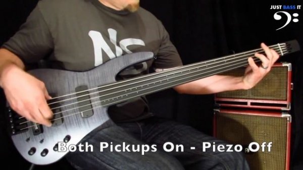 NS Design CR5 Radius Fretless Demo - Just Bass It