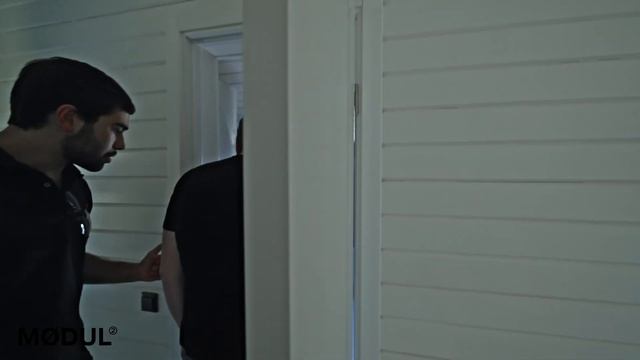 Показ готового дома 96м2 от Modul2 на участке клиента смотреть онлайн