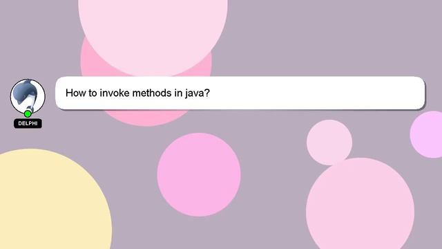 How to invoke methods in java? смотреть онлайн