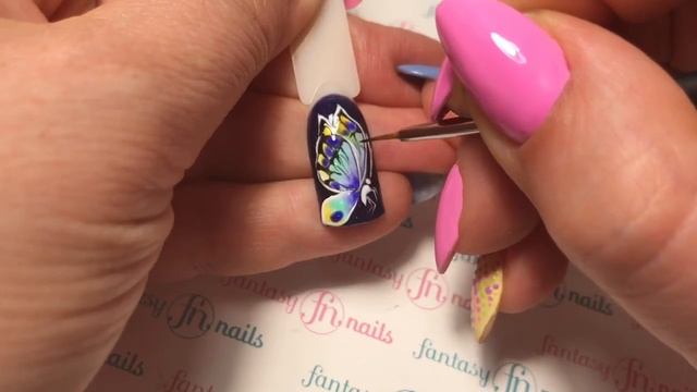 Дизайн ногтей бабочки:Ольга Ерохина [Fantasy Nails] смотреть онлайн
