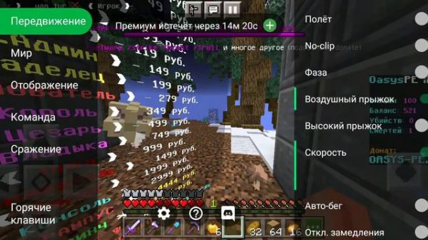 НИК ra997 имя сервера §1§a#3сервер (RU) код сервера  s48.minesrv.ru порт сервера 19132