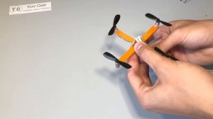 How to Make a Drone at Home (Quadrocopter) - DIY Mini Drone That Flies