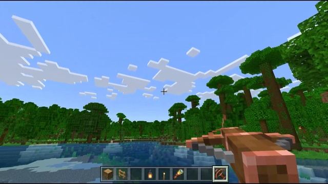 Grappling Hook in Minecraft Bedrock (Add-on Showcase) смотреть онлайн