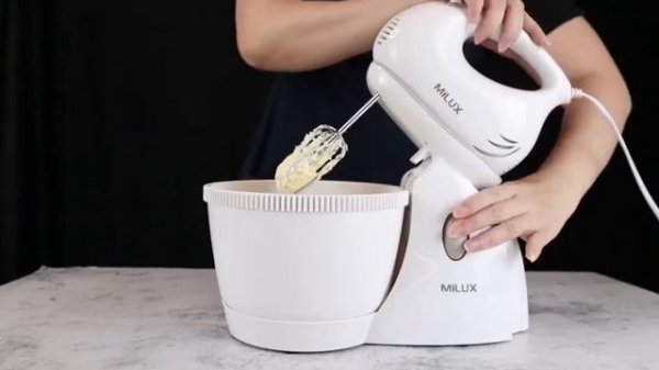 Milux 2-In-1 Hand & Stand Mixer Msm-9901 MSM9901 (2.5L) 200W