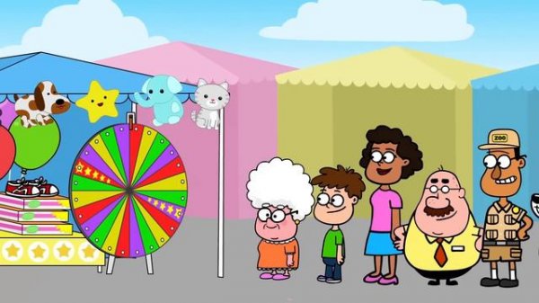 ♪ ♪ Kinderlied Glücksrad - Das bunte Glücksrad - Hurra Kinderlieder