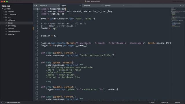 Create Telegram Chatbot using openAI (GPT-3) | Python | Heroku смотреть онлайн