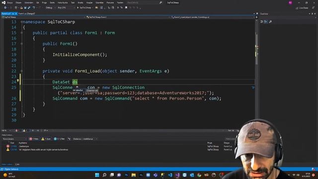 MSSQL database to CSharp Datagridview connection смотреть онлайн