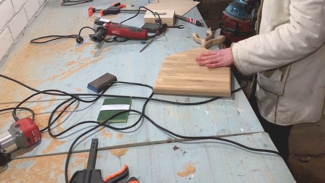 Разделочная доска своими руками. Из дуба. DIY смотреть онлайн