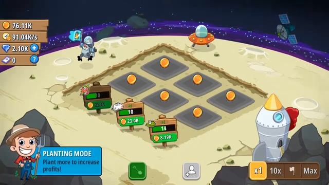 Idle Farming Empire Moon Event Starting the Quest Part1 смотреть онлайн
